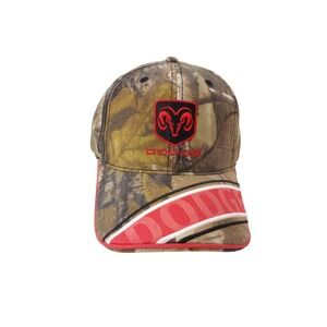 Dodge Ram Hat Paramount Outdoors Mens Camo Excellent Embroidered Logo Cap